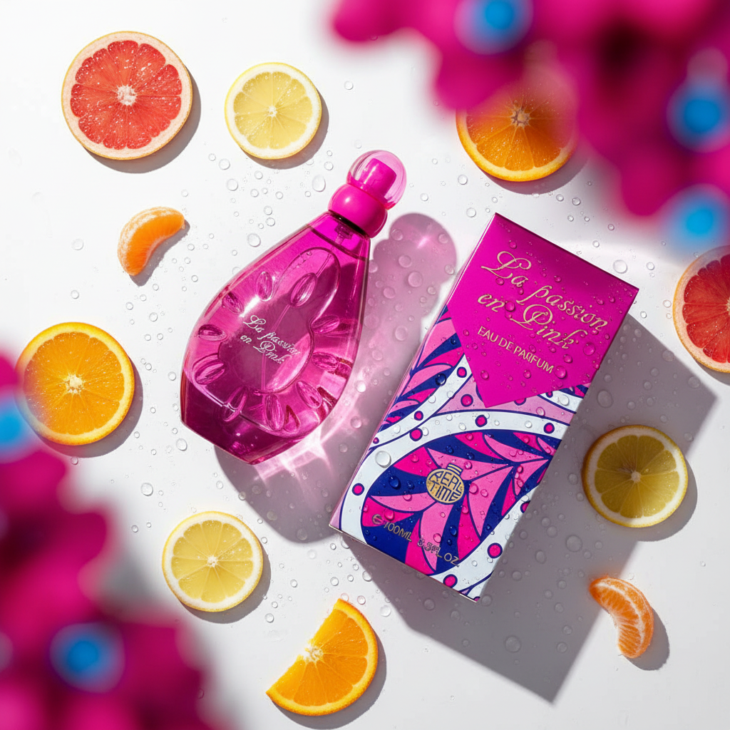 100 ml Eau de Parfum  LA PASSION EN PINK Virágos Gyümölcsös Illat Nőknek 7 