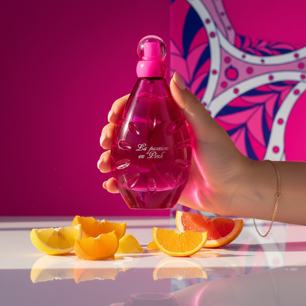 100 ml Eau de Parfum  LA PASSION EN PINK Virágos Gyümölcsös Illat Nőknek 8 