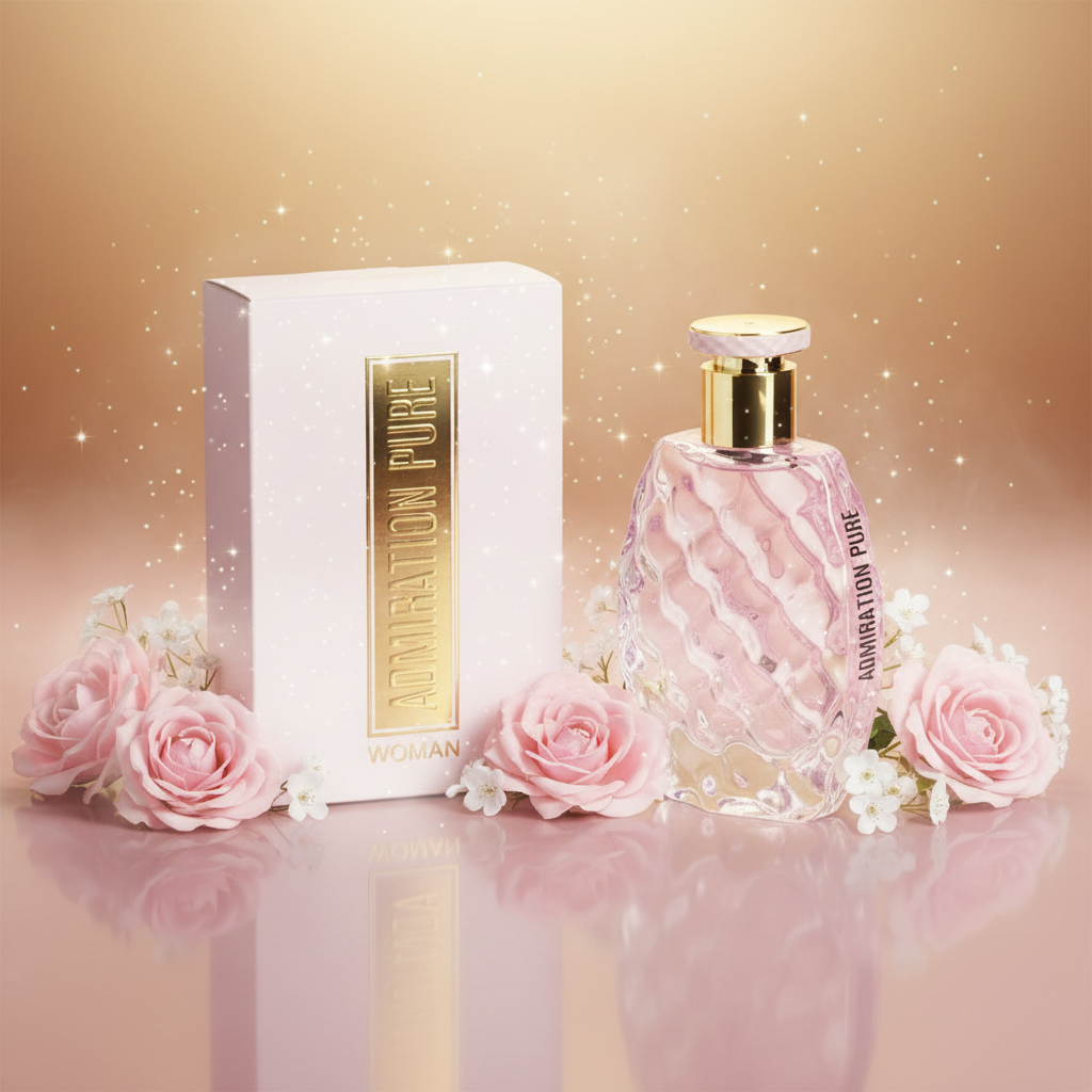 100 ml Eau de Perfume ADMIRATION PURE Virágos Illat Nőknek 4 