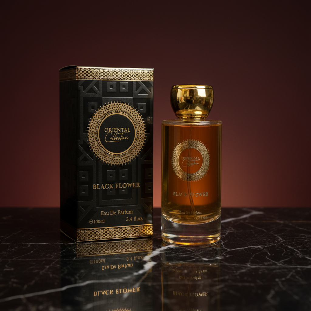 100 ml EDP BLACK FLOWER érzéki édes izgalmas unisex illat