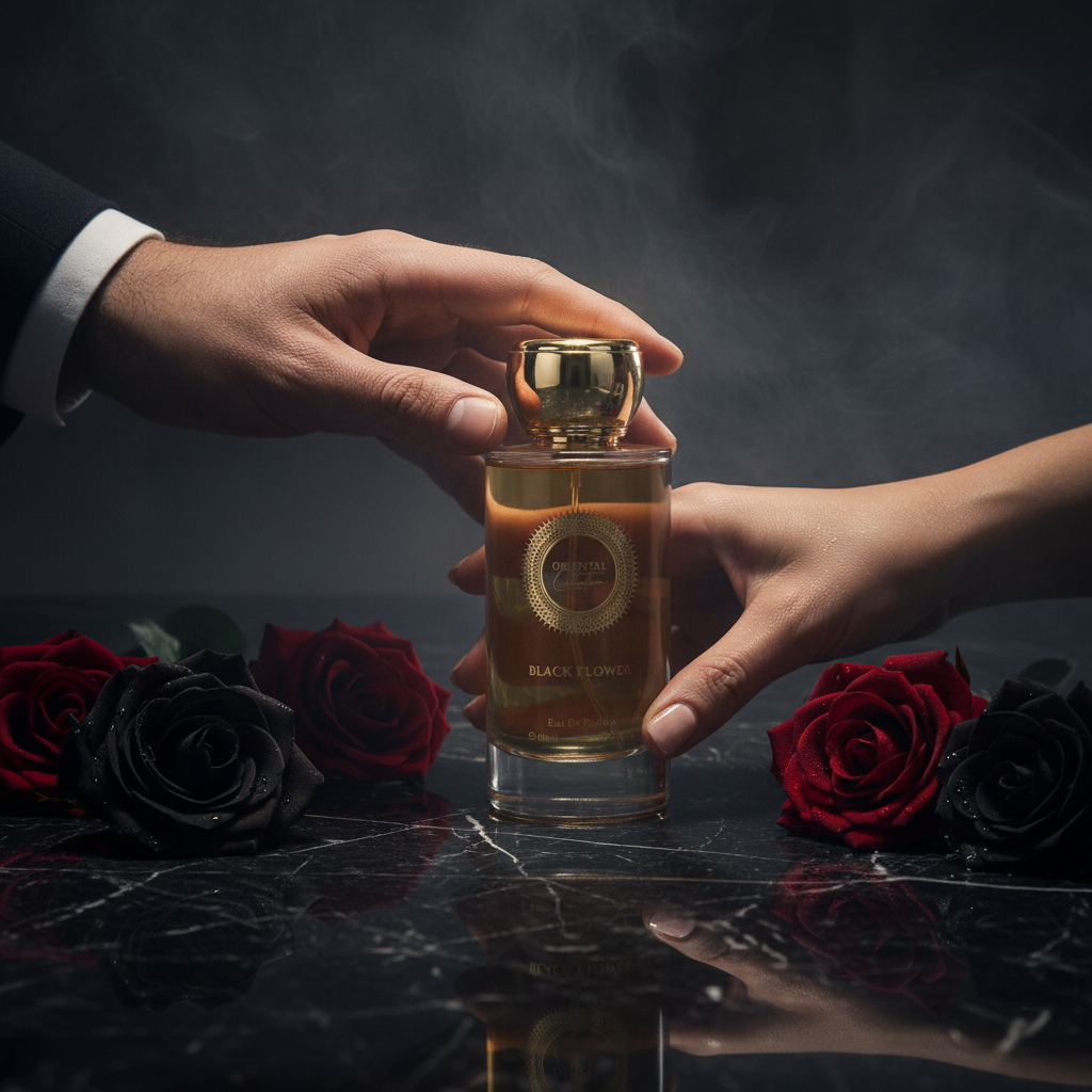 100 ml EDP BLACK FLOWER érzéki édes izgalmas unisex illat