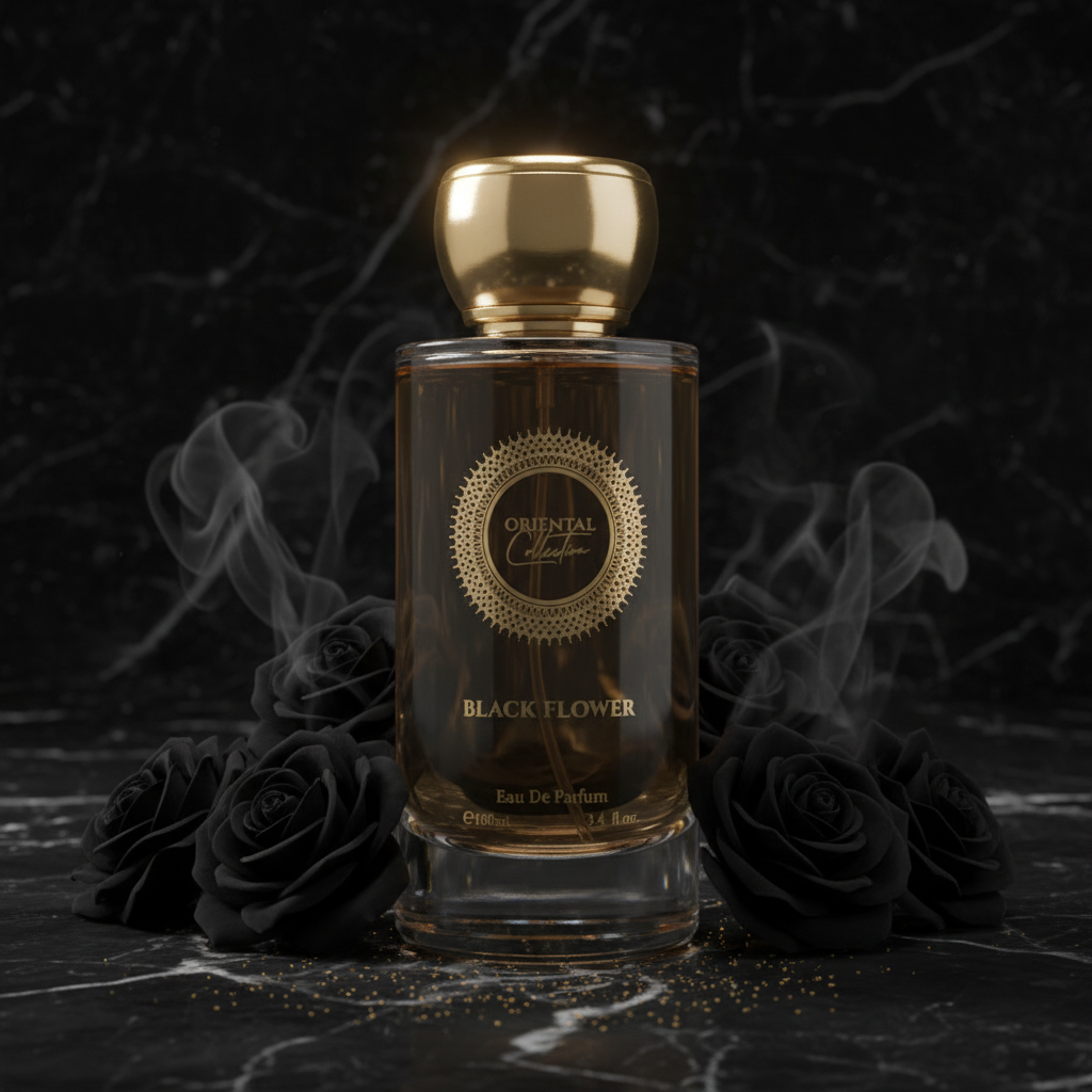 100 ml EDP BLACK FLOWER érzéki édes izgalmas unisex illat 11 