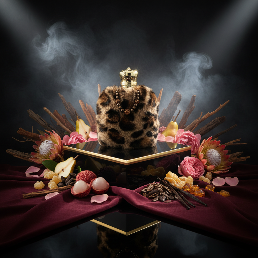 100 ml EDP QUEEN OF TEMPTATION - FATALE, borostyános illat nőknek 5 