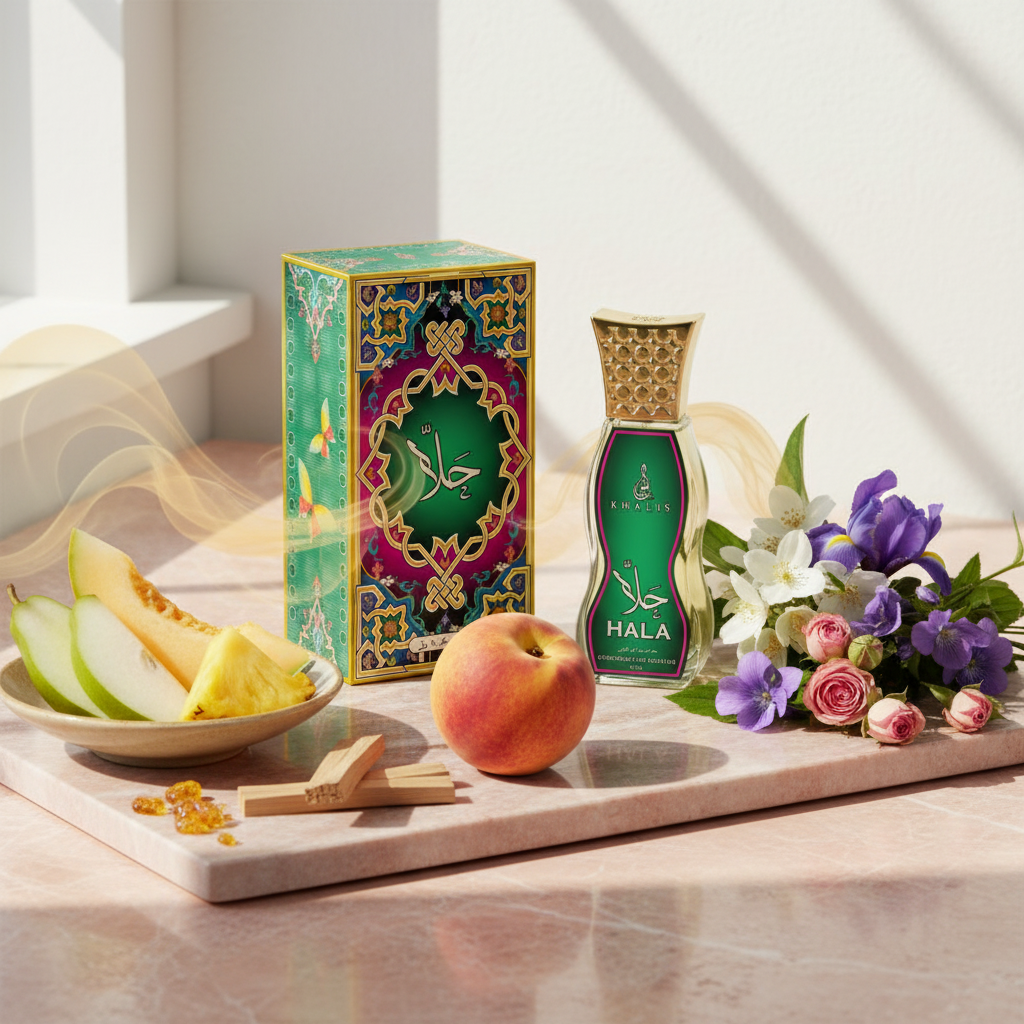 20 ml HALA parfümolaj, virágos-gyümölcsös illat nőknek 3 