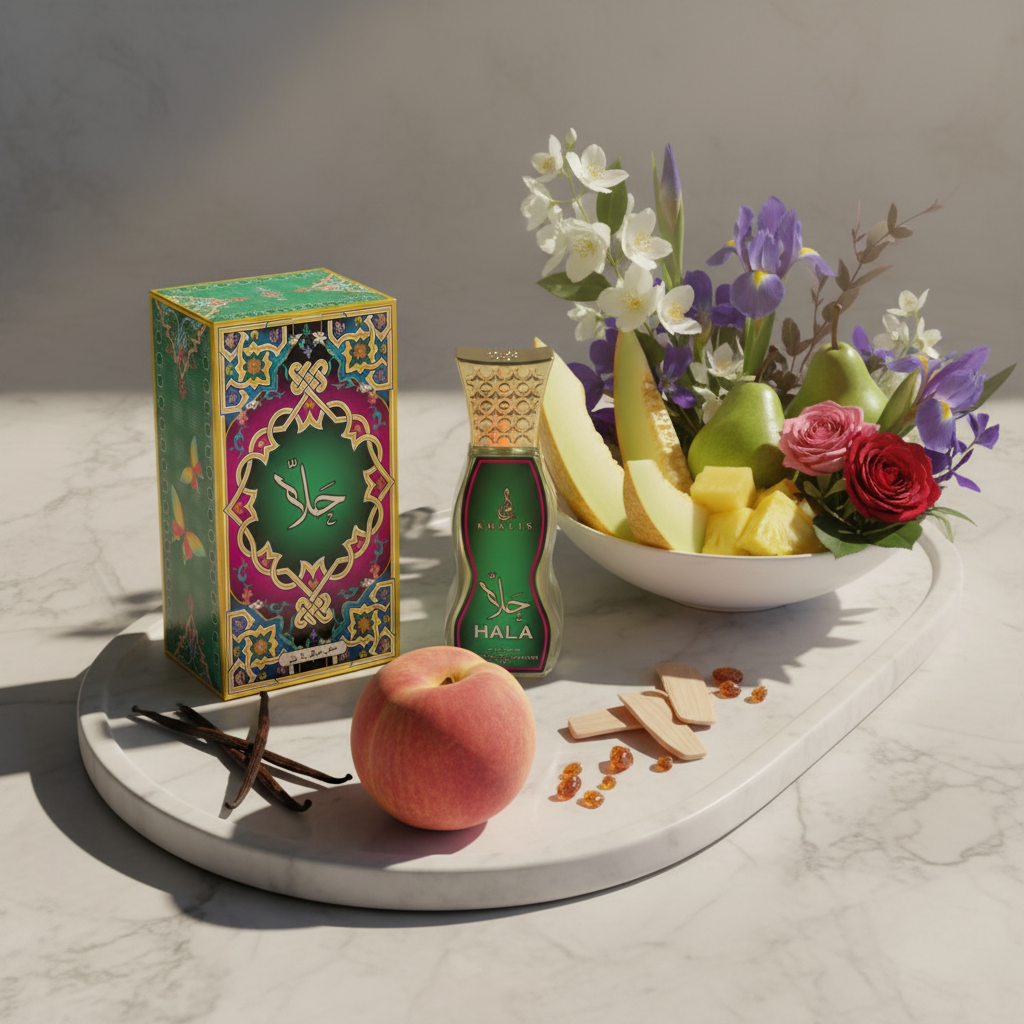 20 ml HALA parfümolaj, virágos-gyümölcsös illat nőknek 5 