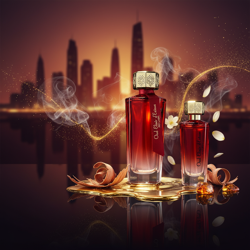 Linn Young EDP 100ml + 30ml "Oud Elixir Red" - Borostyános, virágos illat