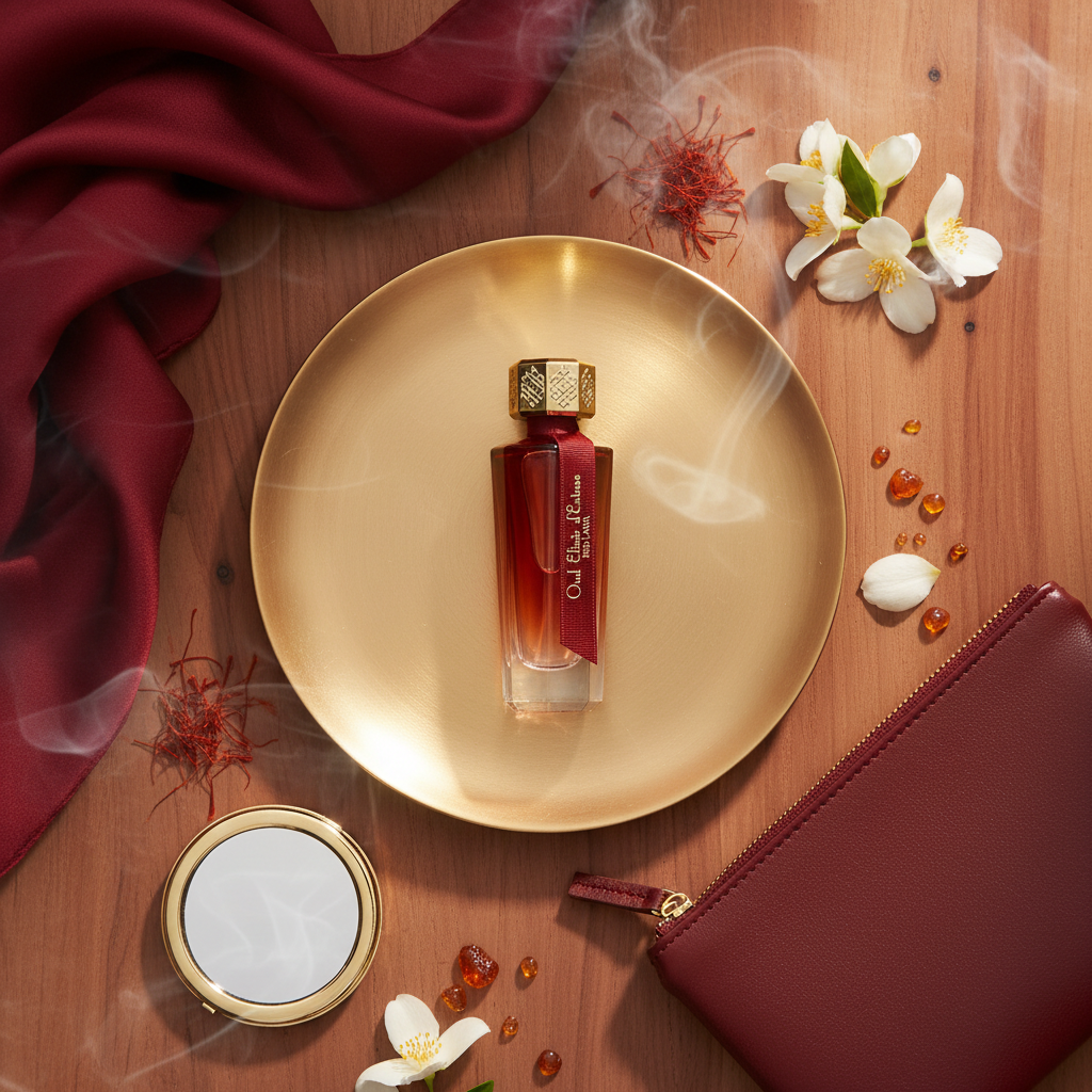 Linn Young EDP 100ml + 30ml "Oud Elixir Red" - Borostyános, virágos illat 6 
