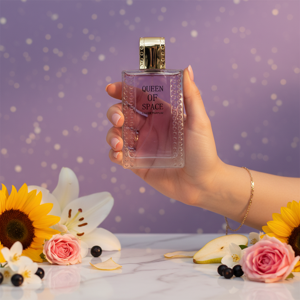 EDP 100ml "Queen of Space" – gyümölcsös-virágos illat 2 