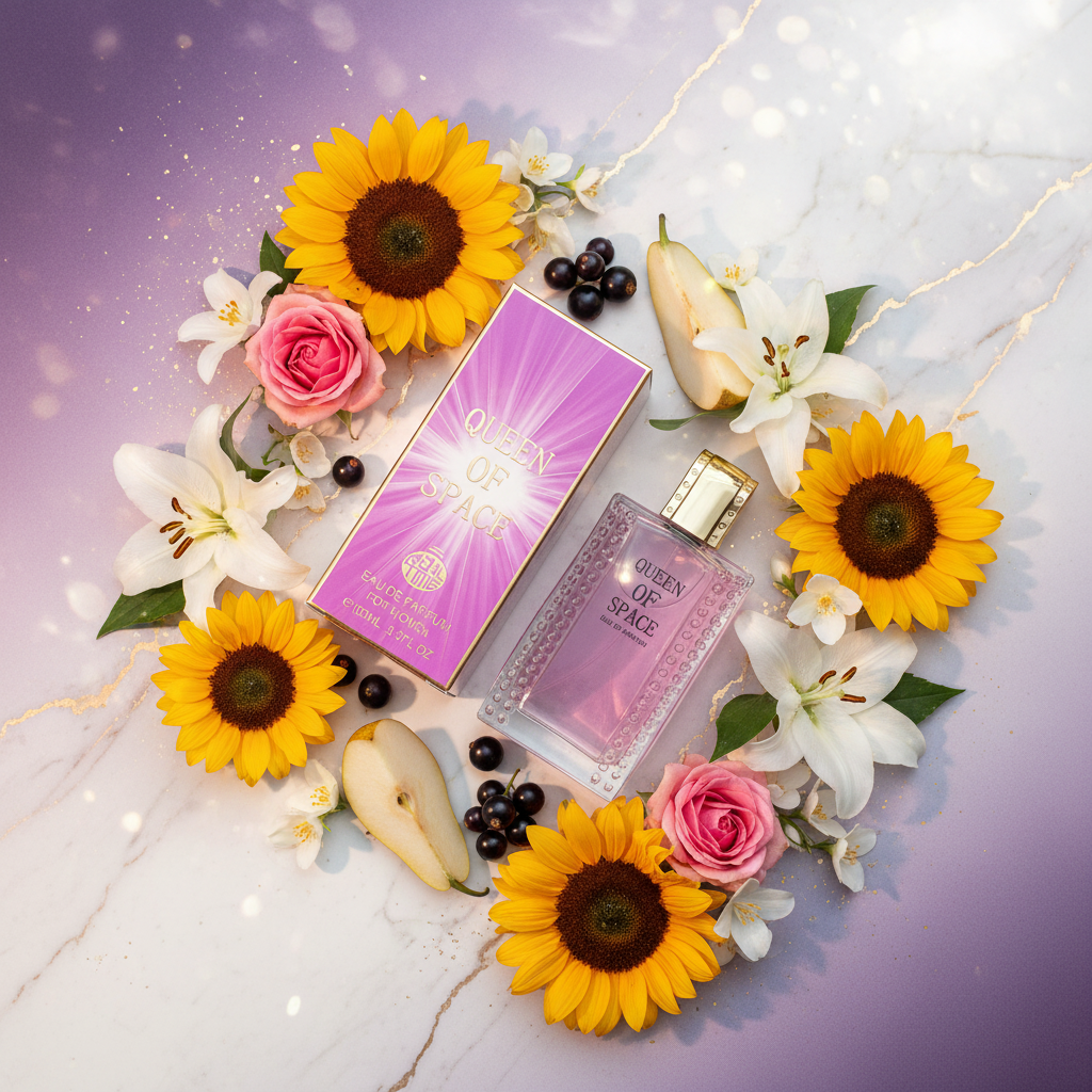 EDP 100ml "Queen of Space" – gyümölcsös-virágos illat 3 
