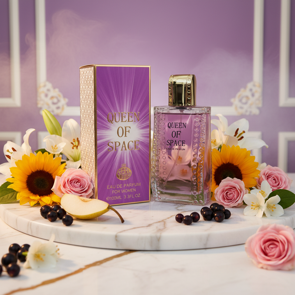 EDP 100ml "Queen of Space" – gyümölcsös-virágos illat