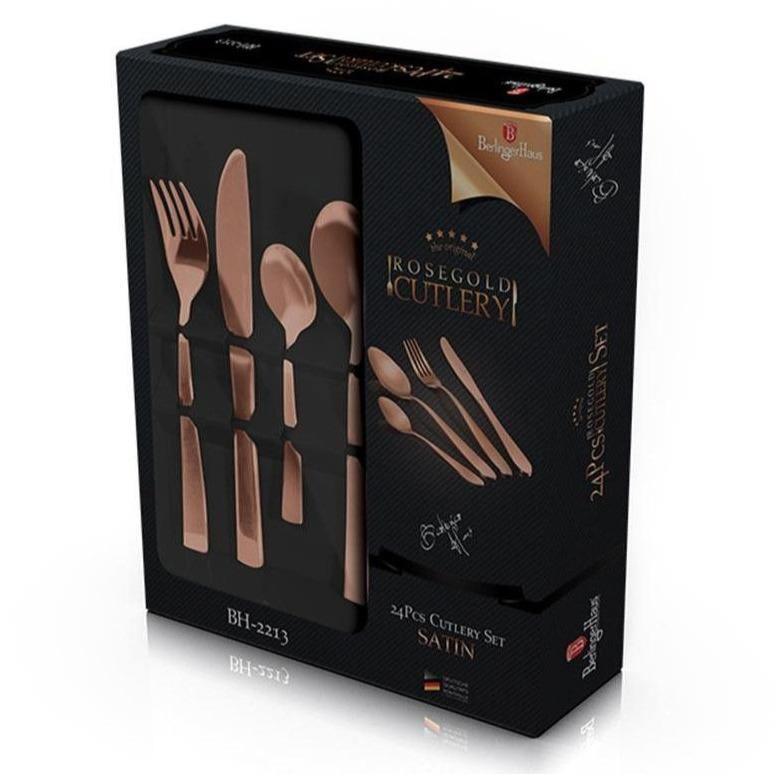 Berlinger Haus 24 db-os Evőeszköz Készlet Metallic Line, Rosegold Edition 4 