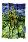 Pamut Sál-Kendő, 70 cm x 180 cm, Van Gogh - Two Poplars
