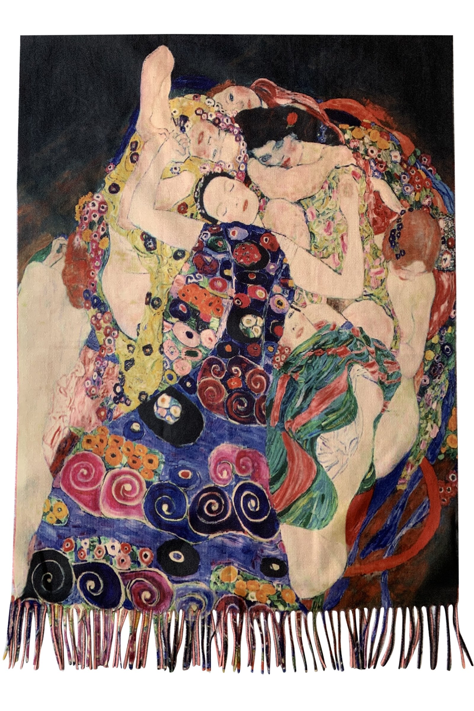 Gyapjú Sál-Kendő, 70 cm x 180 cm, Klimt - Three Ages Of Woman 1 