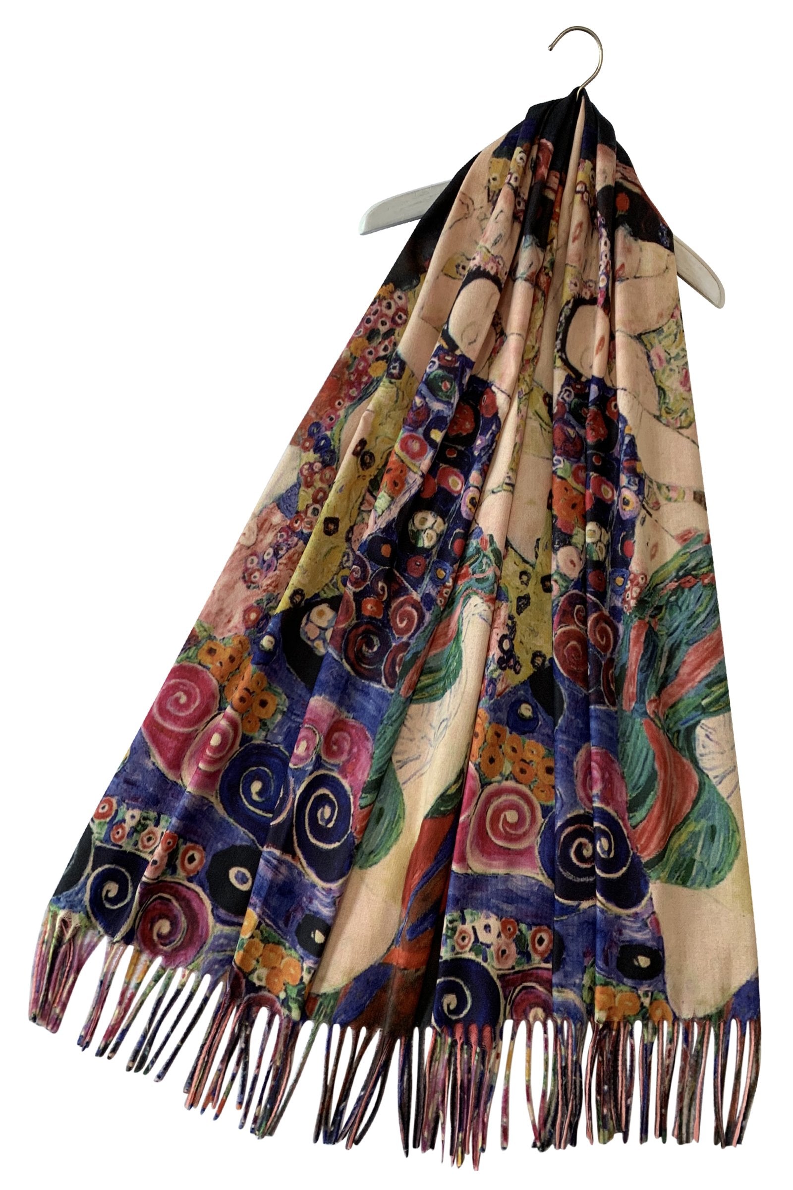 Gyapjú Sál-Kendő, 70 cm x 180 cm, Klimt - Three Ages Of Woman 2 