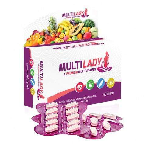 2+1 MultiLady - Prémium Immunerősítő MultiVitamin, 3x60 db tabletta