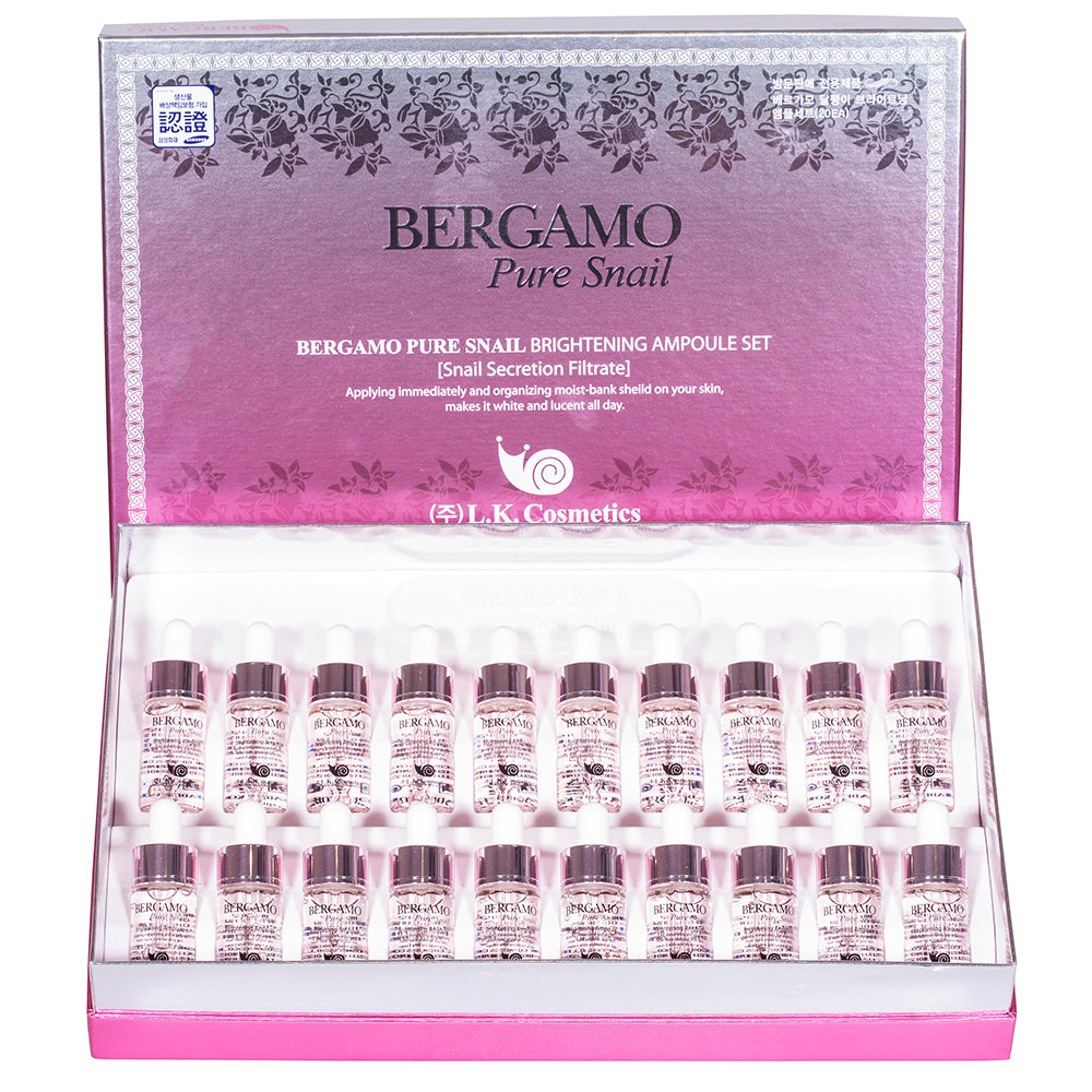 BERGAMO Csigakivonat 20 db-os Ampullakészlet 20 x 13 ml