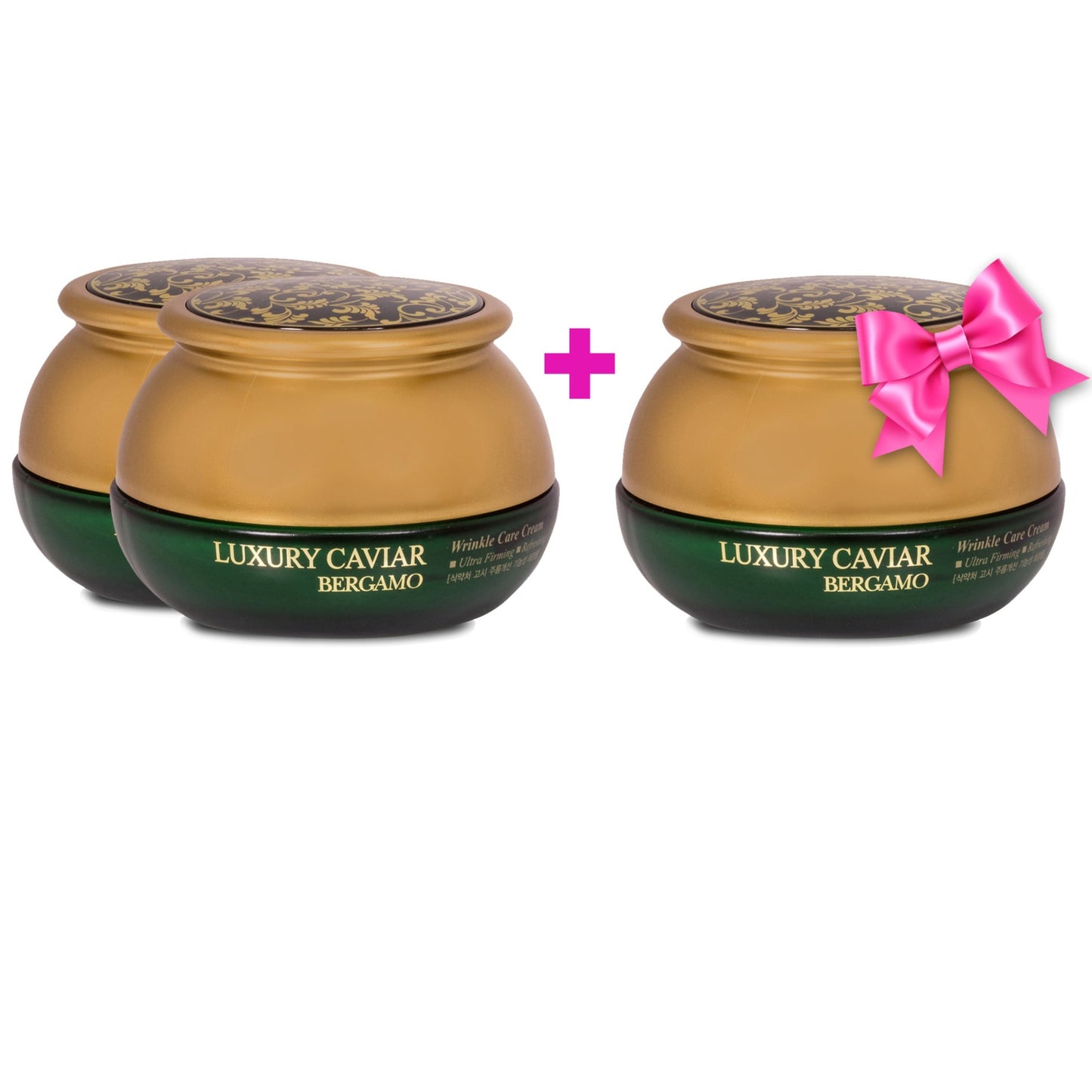2+1 BERGAMO Luxus Kaviár Ránctalanító Krém, 3 x 50g