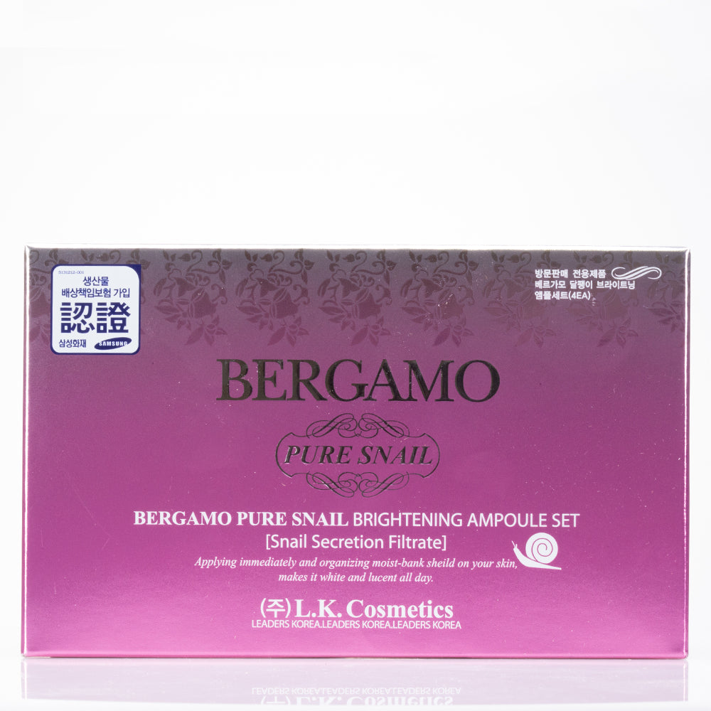 BERGAMO Csigakivonat 4 db-os Ampullakészlet 13ml x 4