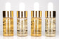 BERGAMO LUXORY GOLD Kollagén & Kaviár 4 db-os Ampulla Szett, 13 ml x 4