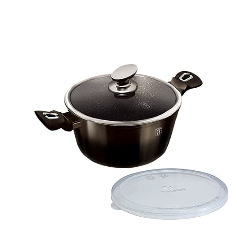 Berlinger Haus Metallic Line Shiny Black Edition Lábas fedővel (2,5 L) 1 