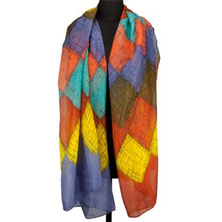 100% viszkóz divatos sál, Mérete: 180 cm x 100 cm, Mosógépben 30 fokon mosható, Szín: TÖBBSZÍNŰ 1 
