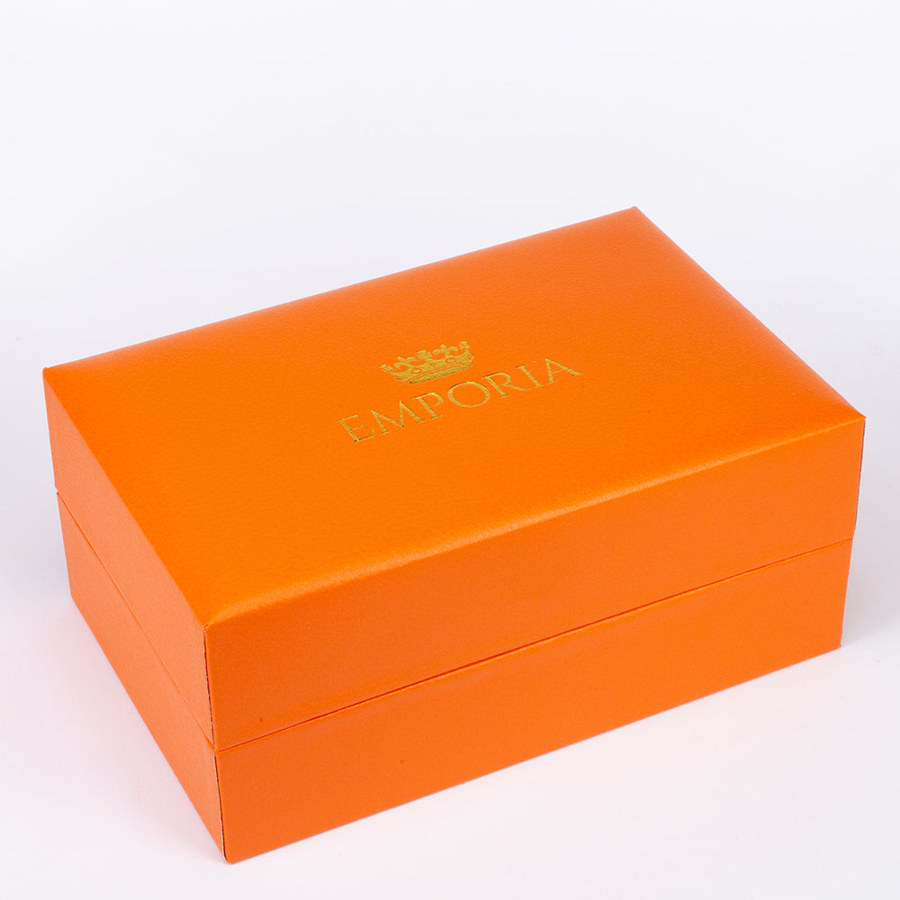Arany Bevonatú Óra Kék Emporia® Kristállyal (Nyaklánc+Fülbevaló+Karkötő+Medál) 3 