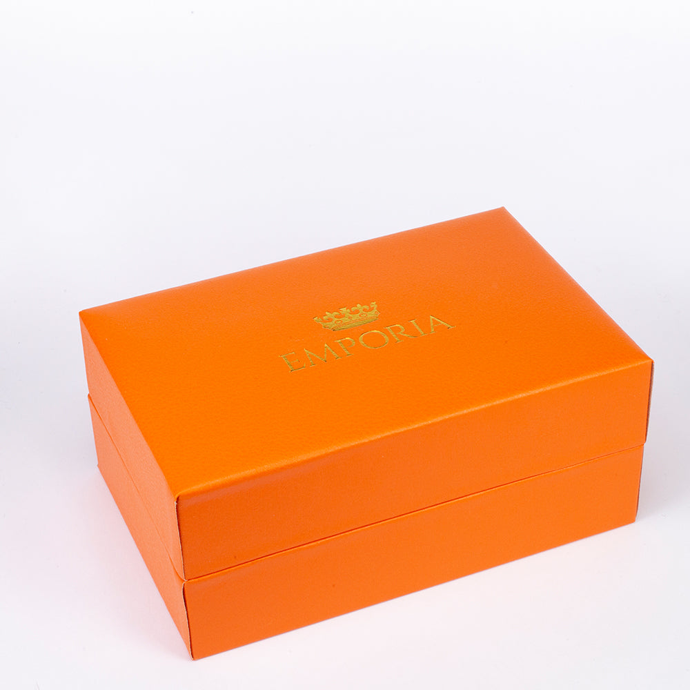 Arany Bevonatú Óra Vörös Emporia® Kristállyal (Nyaklánc+Fülbevaló+Karkötő+Medál) 3 