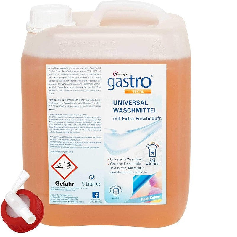 5000 ml Univerzális Folyékony Mosószer - Friss Gyapot illat 1 