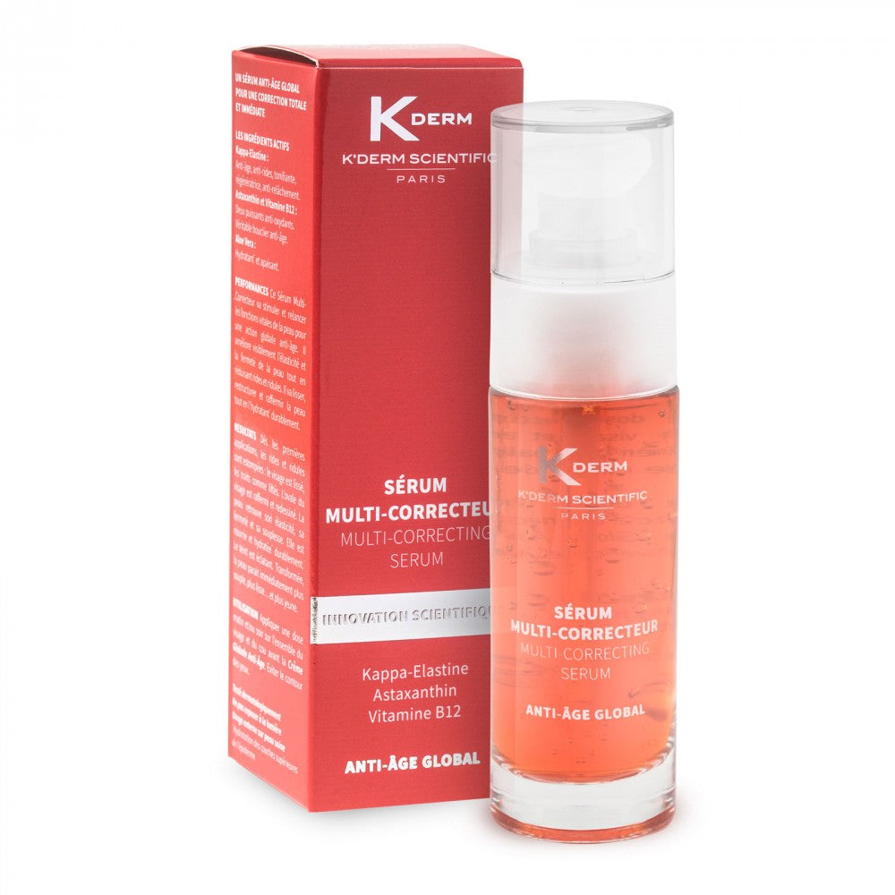 K'Derm Scientific Multi Corrective Öregedésgátló Szérum Kappa-elasztinnal és B12-vel, 30ml 1 