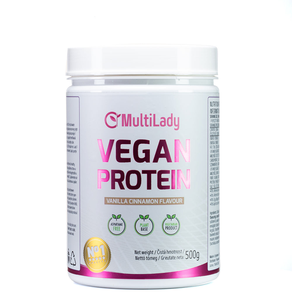 Multilady Prémium Vegán Fehérje - Vanília-fahéj 1 