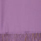 100% Pashmina Kasmír Sál, 70 cm x 170 cm, Szuper Puha, Sima Halványlila