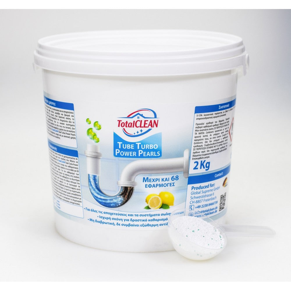 TotalClean cső és lefolyótisztító 2 kg 1 