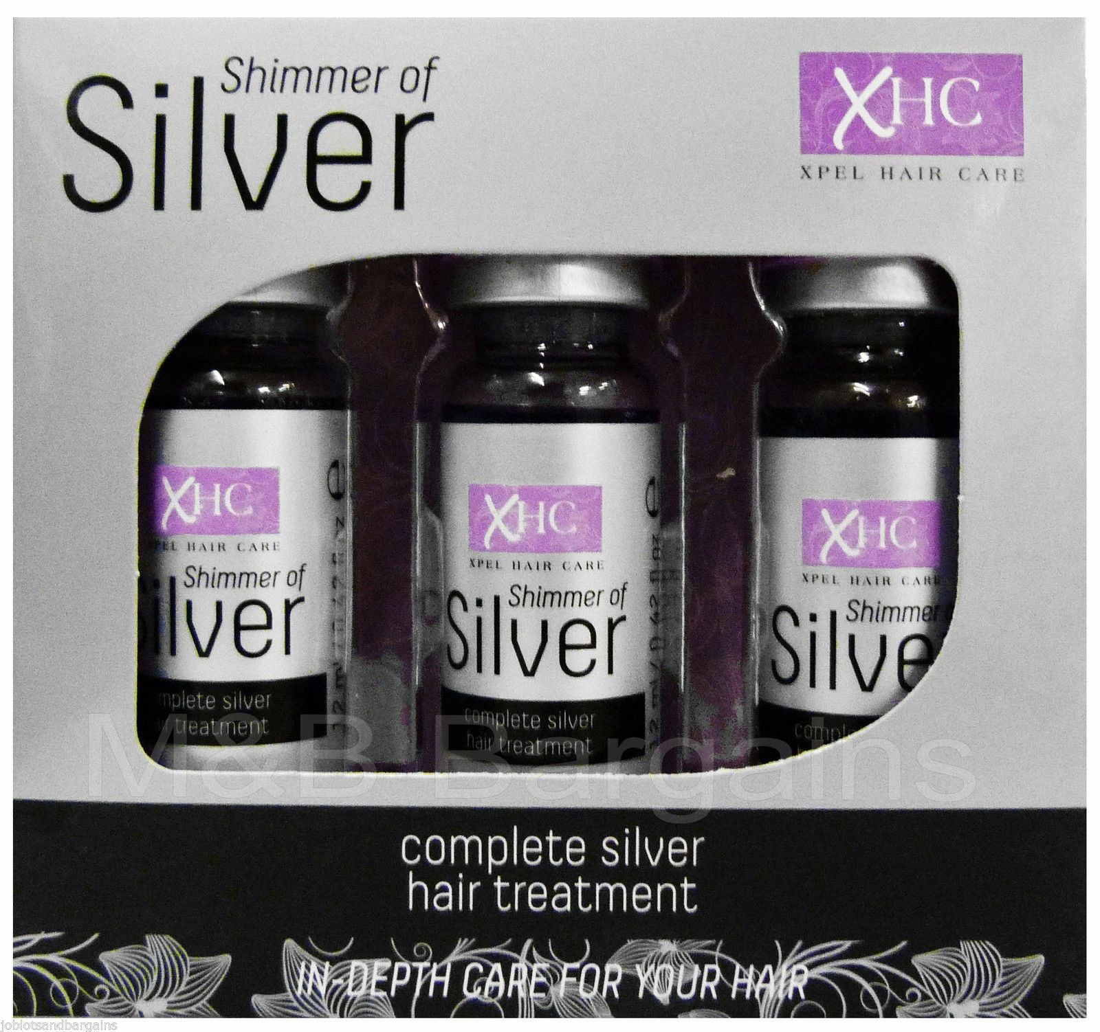 Világosító Hajszérum Keratinnal az Ezüst csillogásával - 3 x 12 ml 3 
