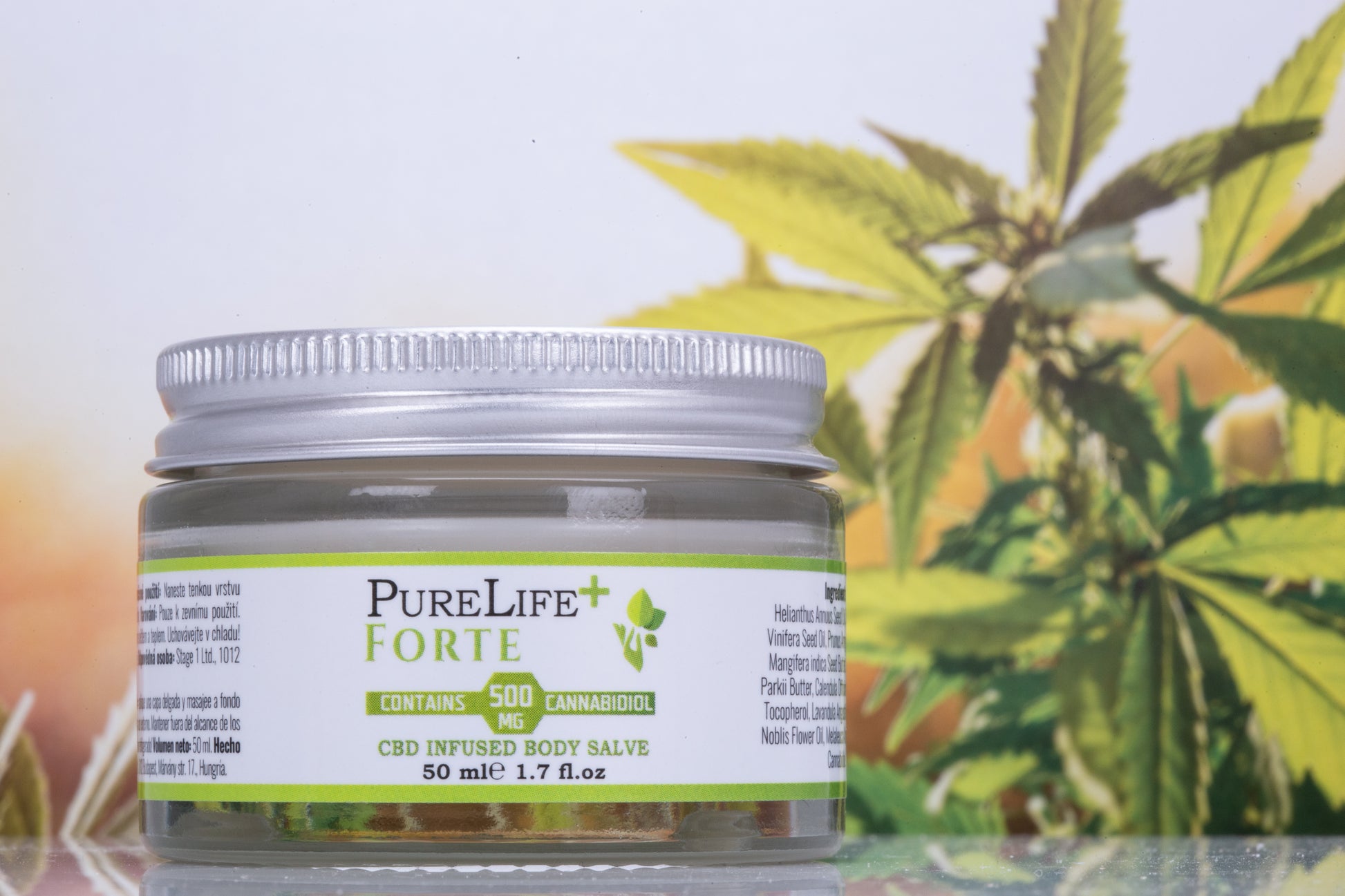 "Pure Life+ Forte" CBD regeneráló krém 14 