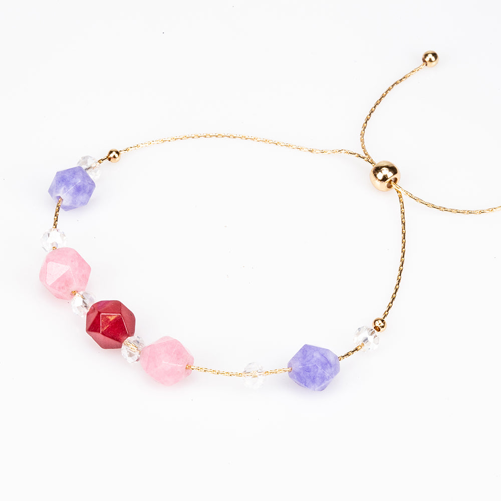 Arany tónusú Emporia Ötvözetű Szett Turmalinnal ( Nyaklánc+Fülbevaló+Karkötő ) 2 