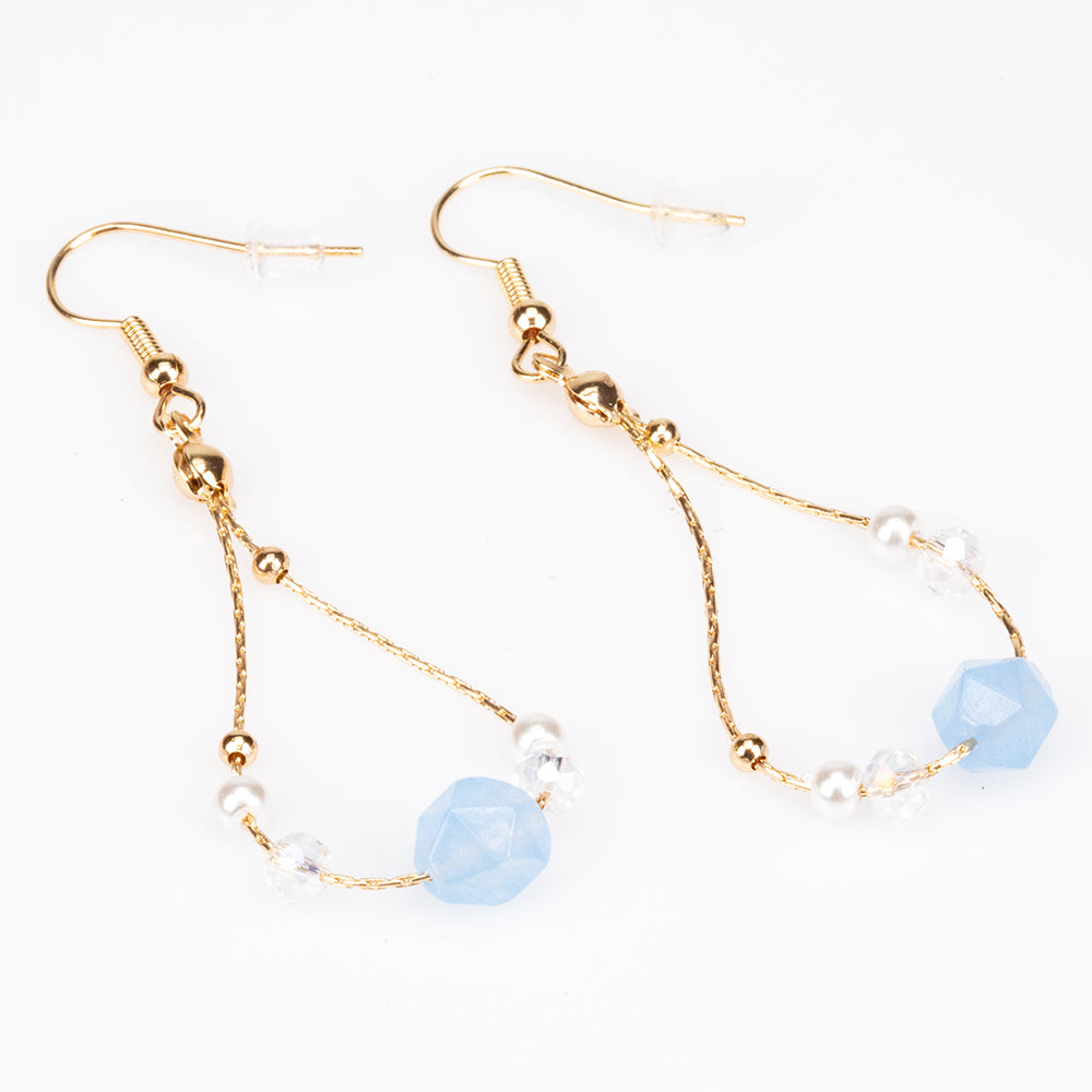 Arany tónusú Emporia Ötvözetű Szett Turmalinnal ( Nyaklánc+Fülbevaló+Karkötő ) 3 