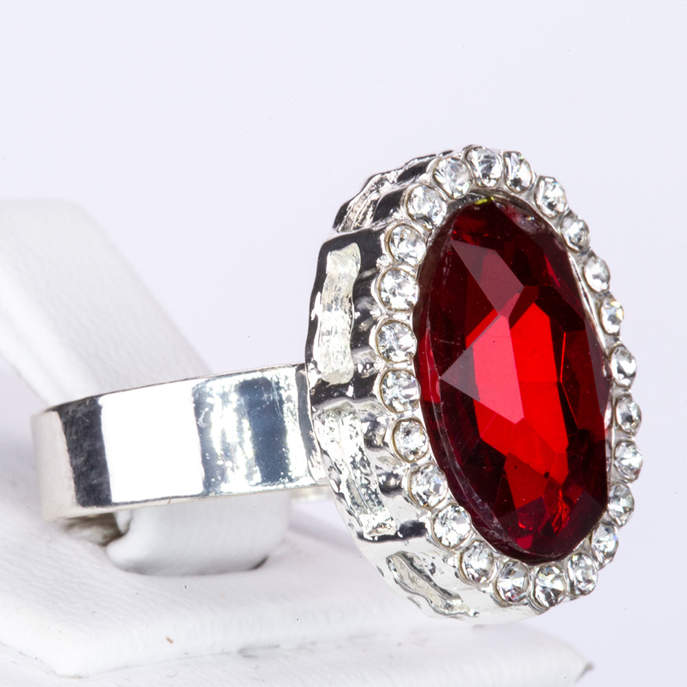 Arany tónusú Emporia Ötvözetű Szett Vörös Emporia® Kristállyal és Zöld Emporia® Kristállyal ( Gyűrű ) 7 