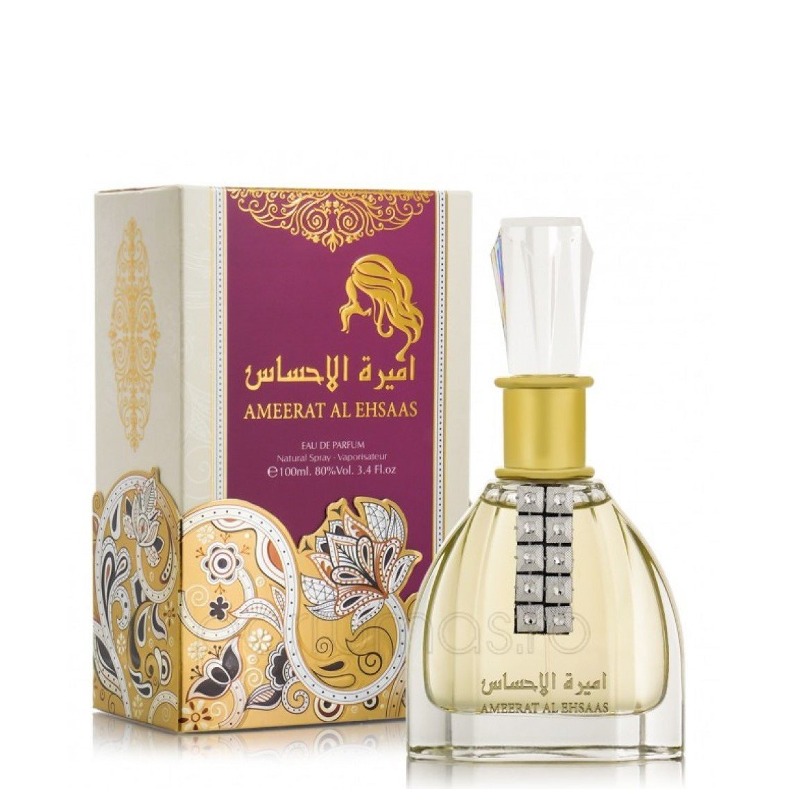 100 ml Eau de Parfume Ameerat Al Ehsaas Fűszeres Gyümölcsös Illat Nőknek 1 