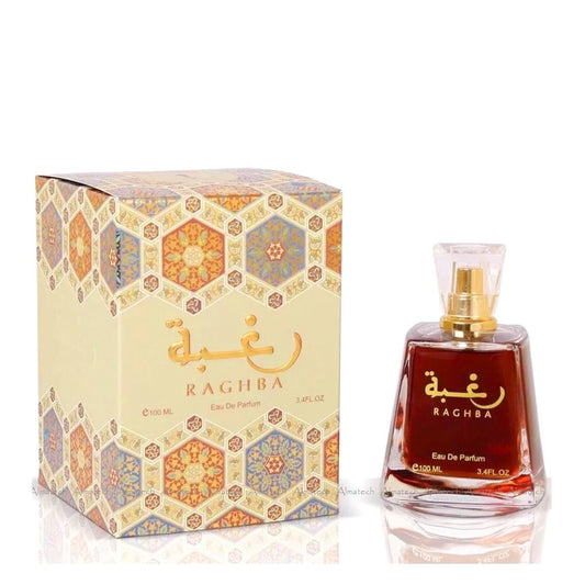 100 ml Eau de Perfume Raghba Füstös Vanília Illat Férfiaknak és Nőknek