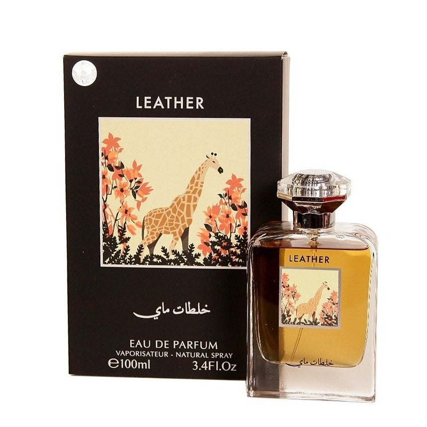 100 ml Eau de Perfume Leather Szantál Fűszeres Pézsma Illat Férfiaknak és Nőknek