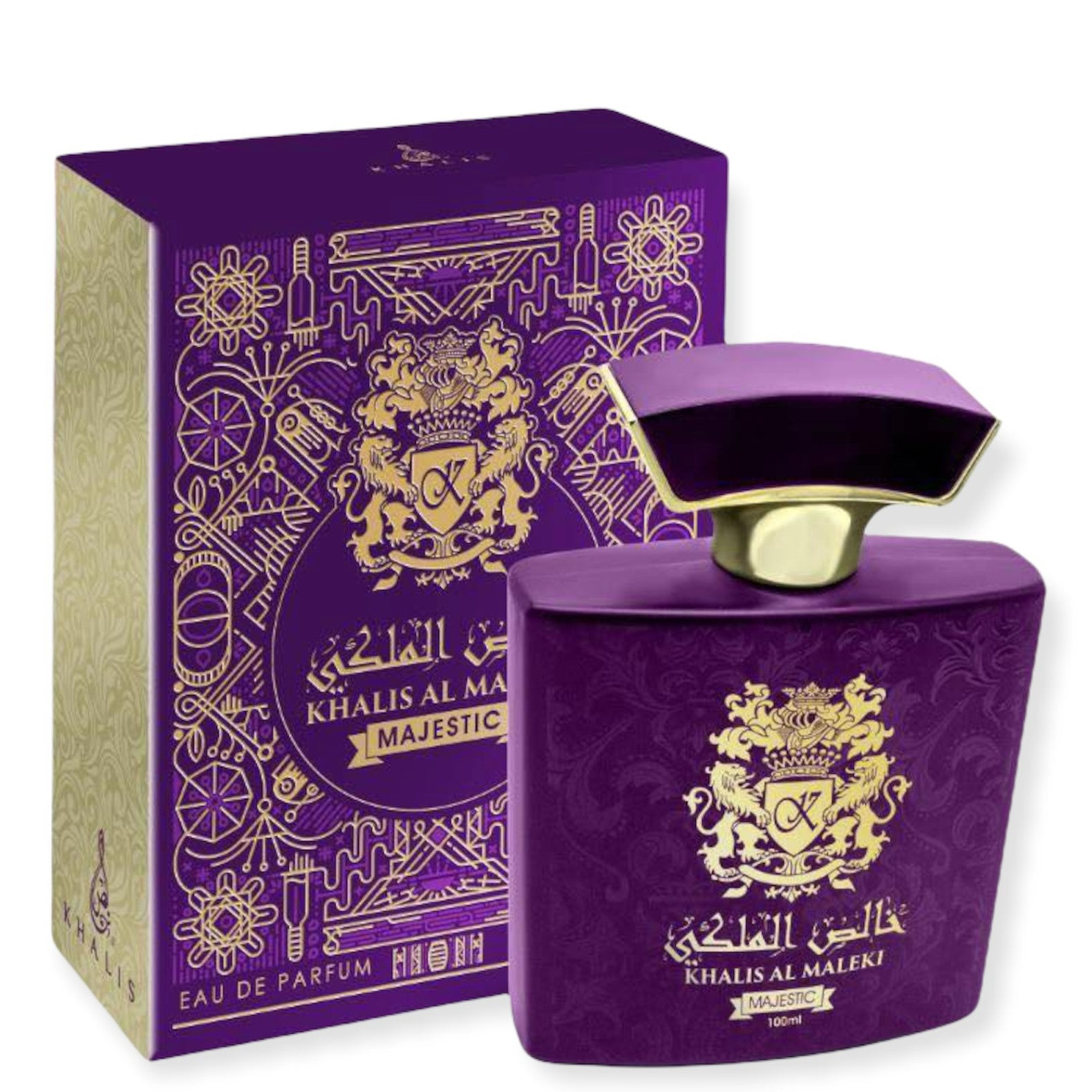100 ml Eau de Perfume Khalis Maleki Majestic Virágos Borostyán Illat Nőknek 1 