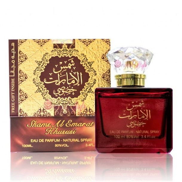 100 ml Eau De Parfum Shams Emarat Khususi Virágos Vanília Illat Nőknek 1 