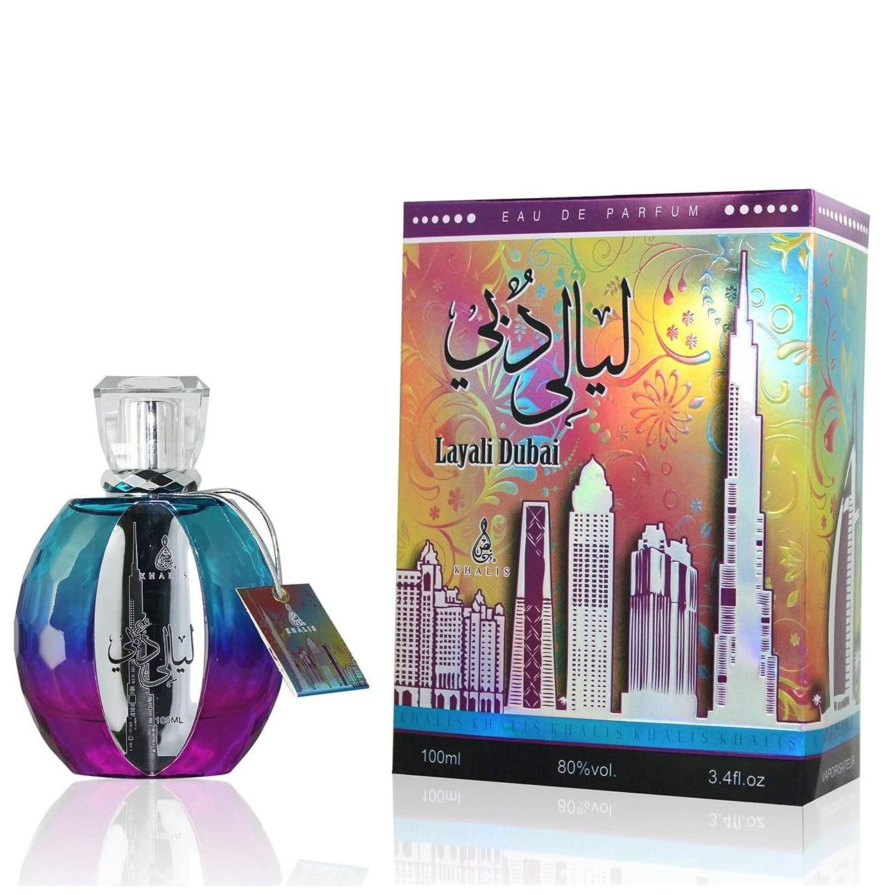 100 ml Eau De Parfüm Layali Dubai Keleti Borostyán Vanília Illat Nőknek 1 