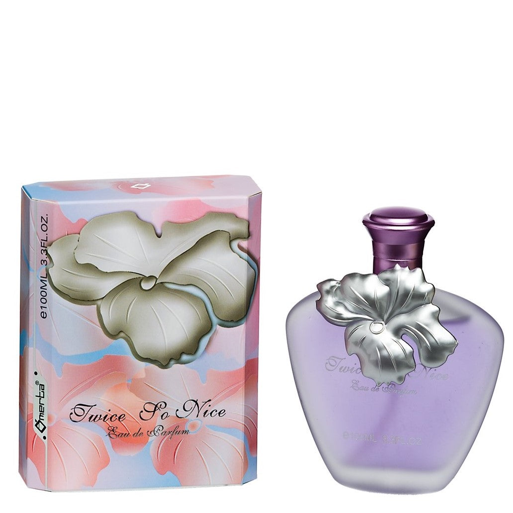 100 ml Eau de Perfume "TWICE SO NICE" Virágos Fás Illat Nőknek, 6% illatolaj tartalommal 1 