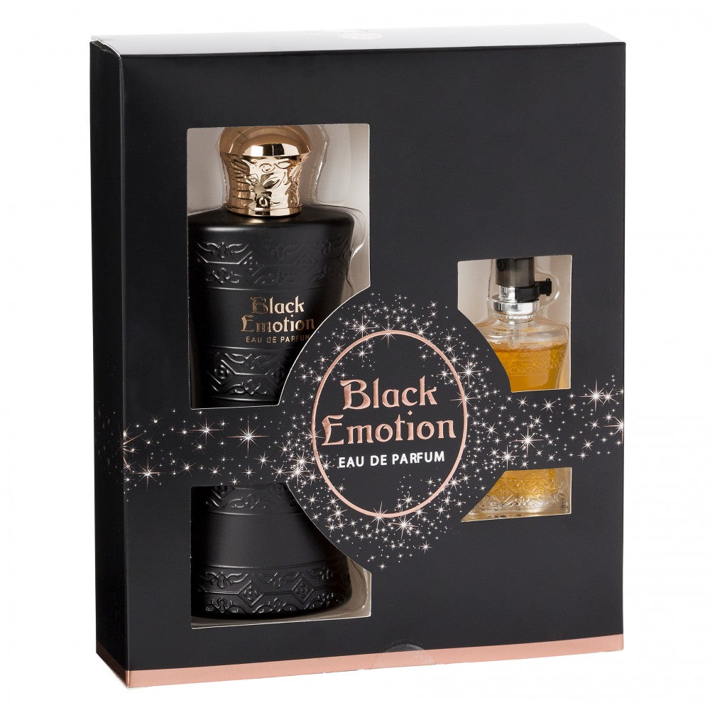 100 ml + 15 ml Eau de Perfume "BLACK EMOTION" Keleti - Vaníliás Illat Nőknek 2 