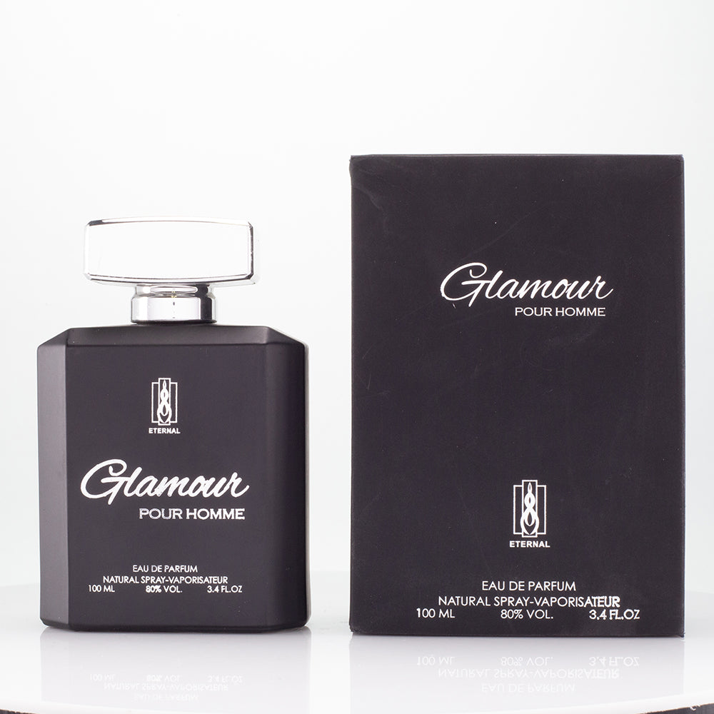 100 ml EDP GLAMOUR BLACK Friss Illat Férfiaknak 2 