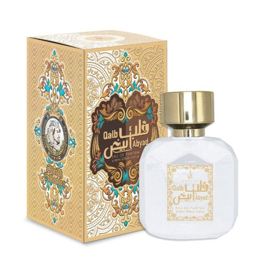 100 ml Eau de Parfum QALB ABYAD Édes Gyümölcsös Fás Illat Nőknek
