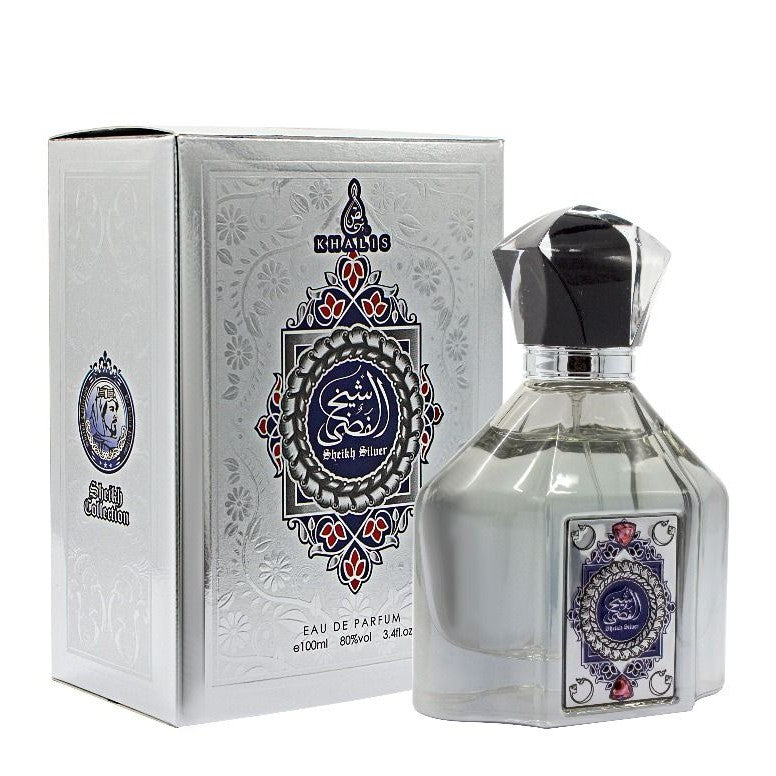 100 ml Eau de Parfum SHEIKH SILVER Édes Keleti Illat Férfiaknak