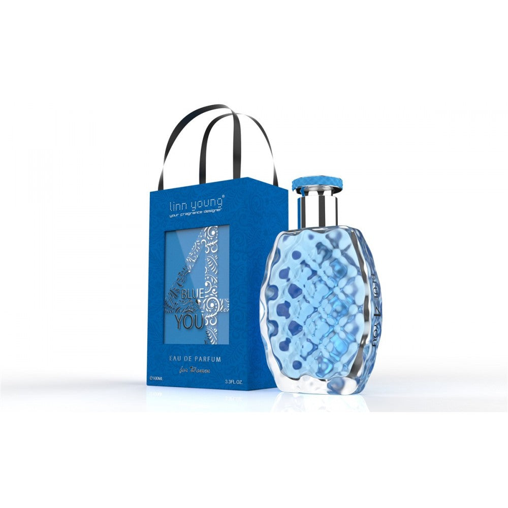 100 ml Eau de Perfume BLUE 4 YOU Virágos-Gyümölcsös Illat Nőknek 1 