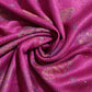 100% Valódi Pashmina Kasmír Sál-Kendő, 70 cm x 170 cm, Pillangó Mintás, Fényes Fukszia Rózsaszín